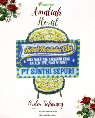 Papan Bunga Duka di Citerep